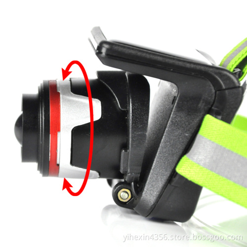 Boruit Solar Led Headlamp CREE XPE 4 Modes Rechargeable Torch